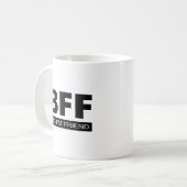beste Freundin - Großer Freund Kaffeetasse (Vorderseite Links)