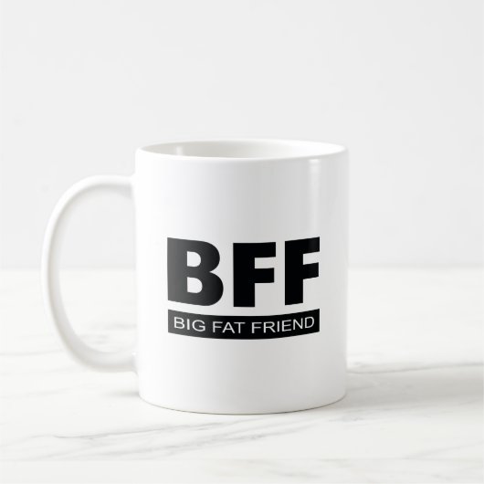 beste Freundin - Großer Freund Kaffeetasse (Links)