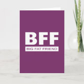 BESTE FREUNDIN - Großer Freund Karte (Vorderseite)