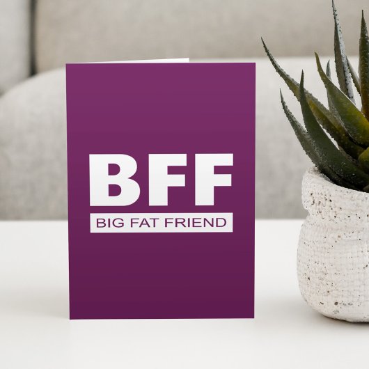 BESTE FREUNDIN - Großer Freund Karte