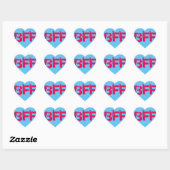 BESTE FREUNDIN Heart Stickers (Blatt)