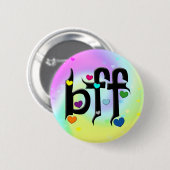 beste Freundin ~ Herz Button (Vorne & Hinten)