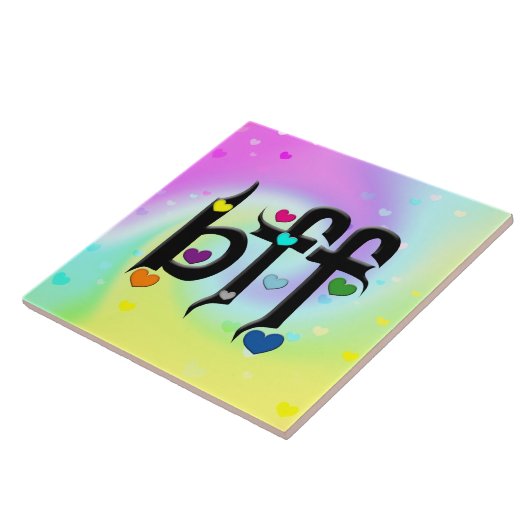 beste Freundin ~ Herz Fliese (Seite)