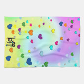 beste Freundin ~ Herz Handtuch (Horizontal)