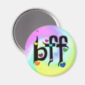 beste Freundin ~ Herz Magnet (Vorderseite/Rückseite)