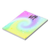 beste Freundin ~ Herz Notizblock (Rotiert)