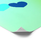 beste Freundin ~ Herz Poster (Ecke)