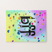 beste Freundin ~ Herz Puzzle (Horizontal)