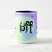 beste Freundin ~ Herz Tasse (Zentrum)
