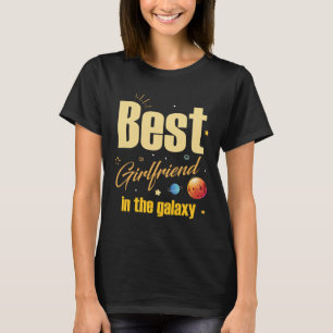 Beste Freundin im Galaxiet-shirt T-Shirt