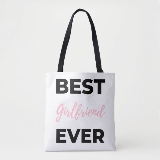Beste Freundin je Black Tasche (Vorderseite)