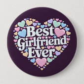 Beste Freundin je Button (Vorderseite)