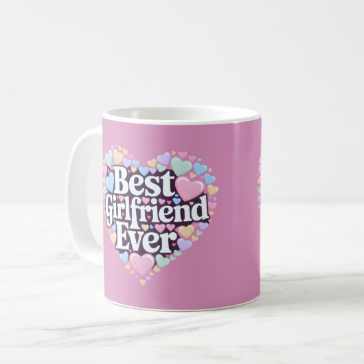 Beste Freundin je Kaffeetasse (Vorderseite Links)