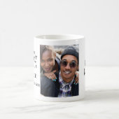Beste Freundin je Personalisiertes Foto Kaffeetasse (Mittel)