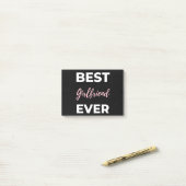 Beste Freundin je Post-it Klebezettel (Auf Schreibtisch)