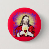 BESTE FREUNDIN Jesus Christus Button (Vorderseite)