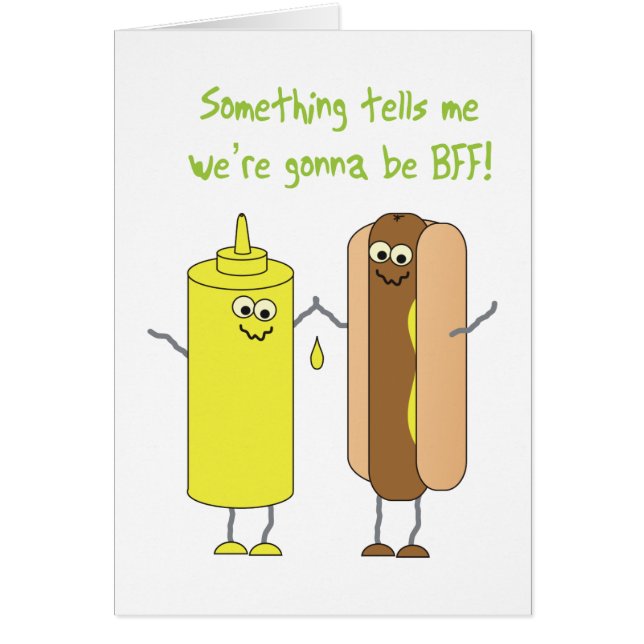 BESTE FREUNDIN Karte (Vorne)