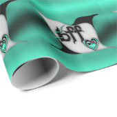beste Freundin ~ Lovebirts Geschenkpapier (Rolleneckpunkt)