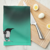 beste Freundin ~ Lovebirts Geschirrtuch (Viertel Falte)