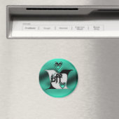 beste Freundin ~ Lovebirts Magnet (In Situ (Geschirrspüler))