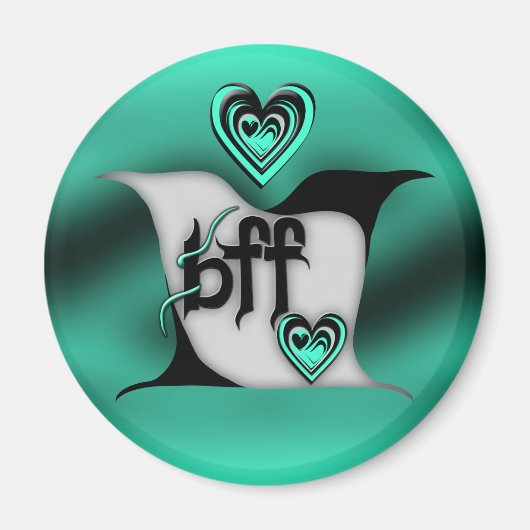 beste Freundin ~ Lovebirts Magnet (Vorne)