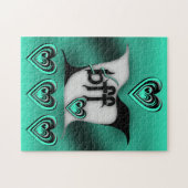 beste Freundin ~ Lovebirts Puzzle (Horizontal)