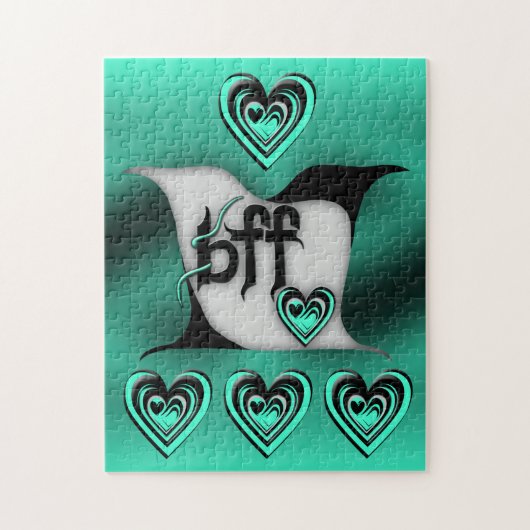 beste Freundin ~ Lovebirts Puzzle (Vertikal)