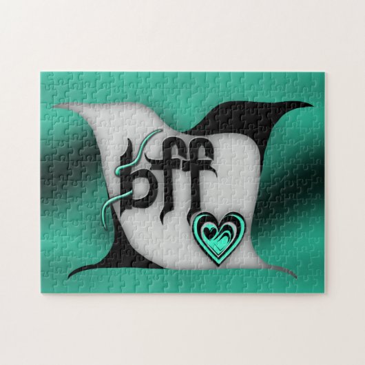 beste Freundin ~ Lovebirts Puzzle (Horizontal)