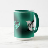 beste Freundin ~ Lovebirts Tasse (VorderseiteRechts)