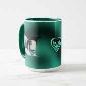 beste Freundin ~ Lovebirts Tasse (Vorderseite Links)