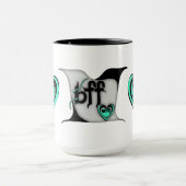 beste Freundin ~ Lovebirts Tasse (Zentrum)
