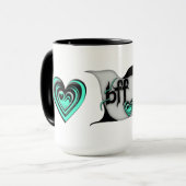 beste Freundin ~ Lovebirts Tasse (Vorderseite Links)