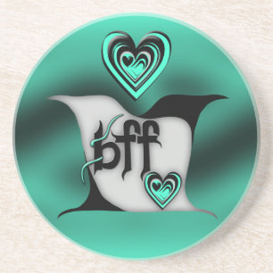 beste Freundin ~ Lovebirts Untersetzer