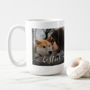 Beste Freundin Mama und Hund Foto Kaffeetasse