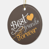 BESTE FREUNDIN - Mode-beste Freunde für immer mit Keramik Ornament (Links)