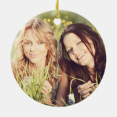 BESTE FREUNDIN - Mode-beste Freunde für immer mit Keramik Ornament (Hinten)