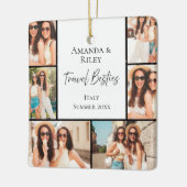 Beste-Freundin-Multi-Foto Keramikornament (Links)