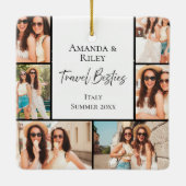 Beste-Freundin-Multi-Foto Keramikornament (Rückseite)