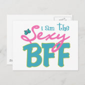 BESTE FREUNDIN POSTKARTE (Vorne/Hinten)