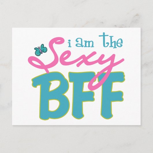 BESTE FREUNDIN POSTKARTE (Vorderseite)