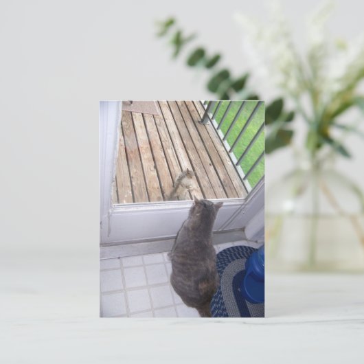 Beste Freundin Postkarte (Stehend Vorderseite)