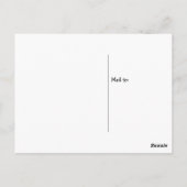 Beste Freundin Postkarte (Rückseite)