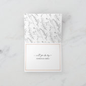 Beste Freundin Schwester Bridesmaid Vorschlag, Ter Karte (Innenseite)