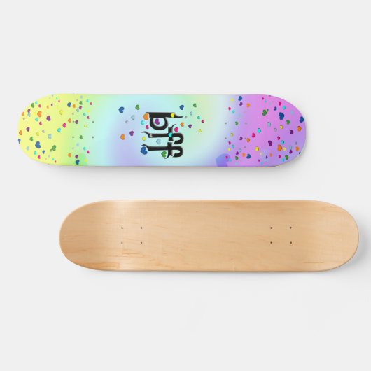 beste Freundin ~ Skateboarddeck (Horizontal)
