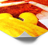 BESTE FREUNDIN Star Hands Poster (Ecke)