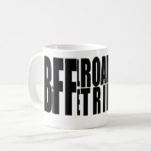 BESTE FREUNDIN Straßen-Reise-Tasse Kaffeetasse (Vorderseite Links)