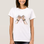 beste Freundin T-Shirt (Vorderseite)
