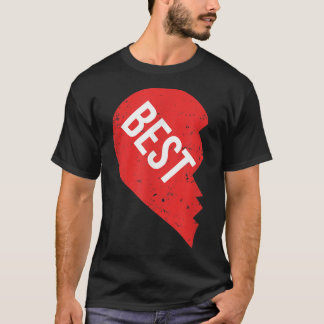 BESTE FREUNDIN T-Shirts Beste Herzhälfte Beste Fre