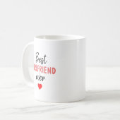 Beste Freundin überhaupt Kaffeetasse (Vorderseite Links)