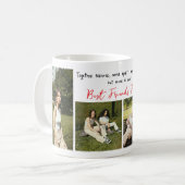 BESTE FREUNDIN Vier-Foto Personalisiert Die besten Kaffeetasse (Vorderseite Links)